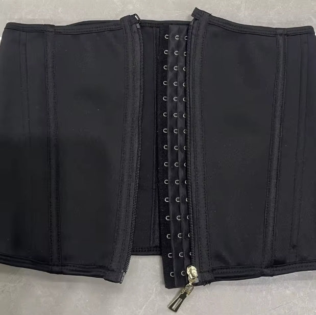 Black Corset Style Waist Trainer.