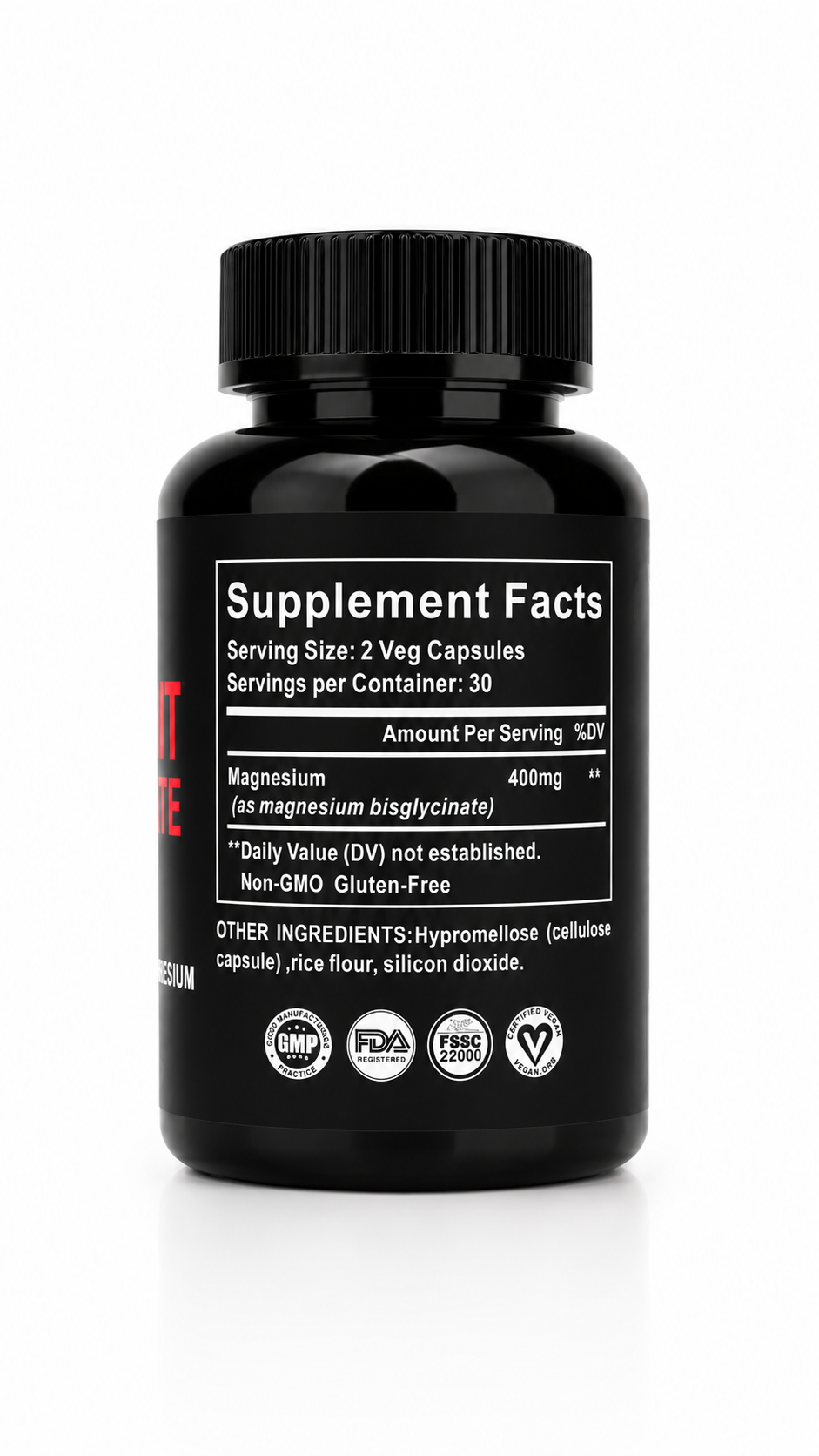 Magnesium Bysglicinate 400mg (30servings)