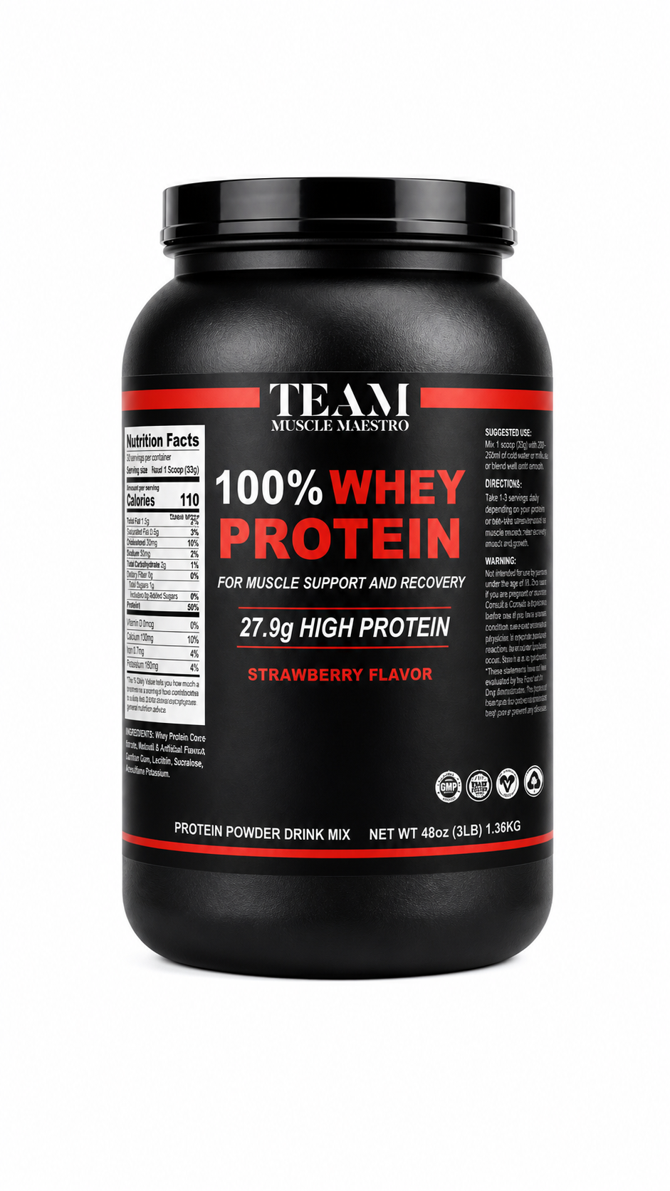 WHEY 1.36kg 90% (30 servings)