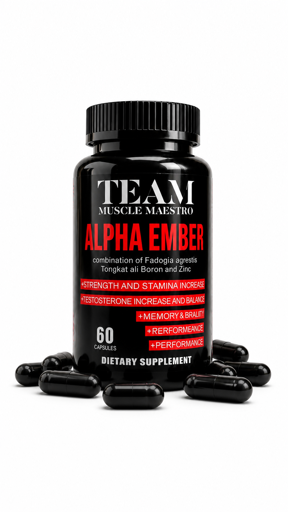 Alpha Ember Test booster (30 servings)