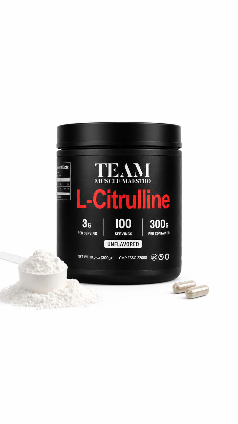 L- Citrulline unflavord (100 servings)